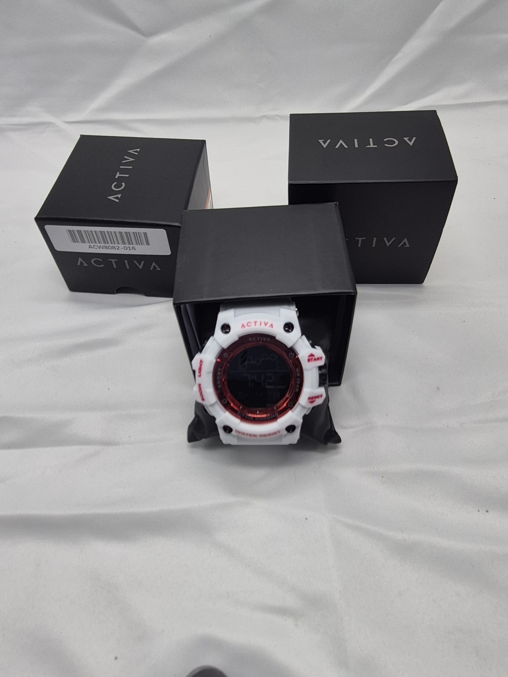 Invicta White and Red Digital Sport Watch